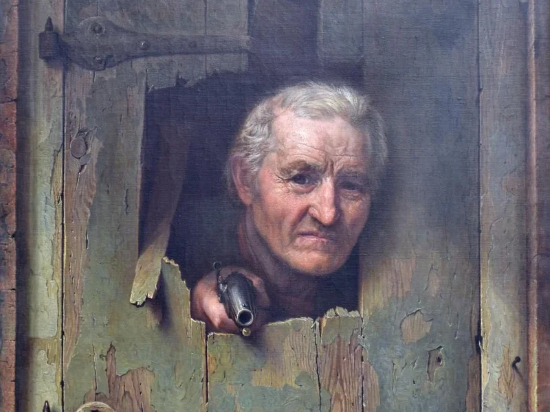 1842-Johannes Helder - Man with a Pistol